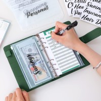 SKYDUE A6 BUDGET BINDER DARK GREEN